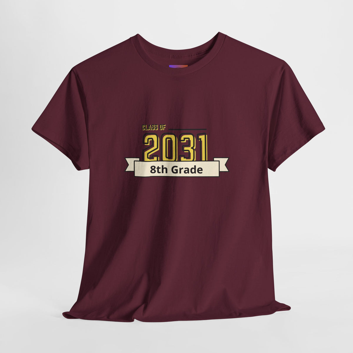 2031 personalized Graduation Tee, 8th Grade Class Shirt, Student Gift, Back to School Apparel