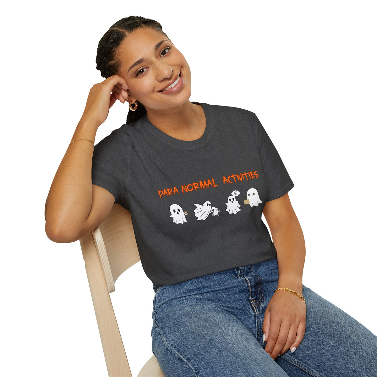 Paranormal Activities Ghosts T-Shirt — Cute Halloween Spirits Tee