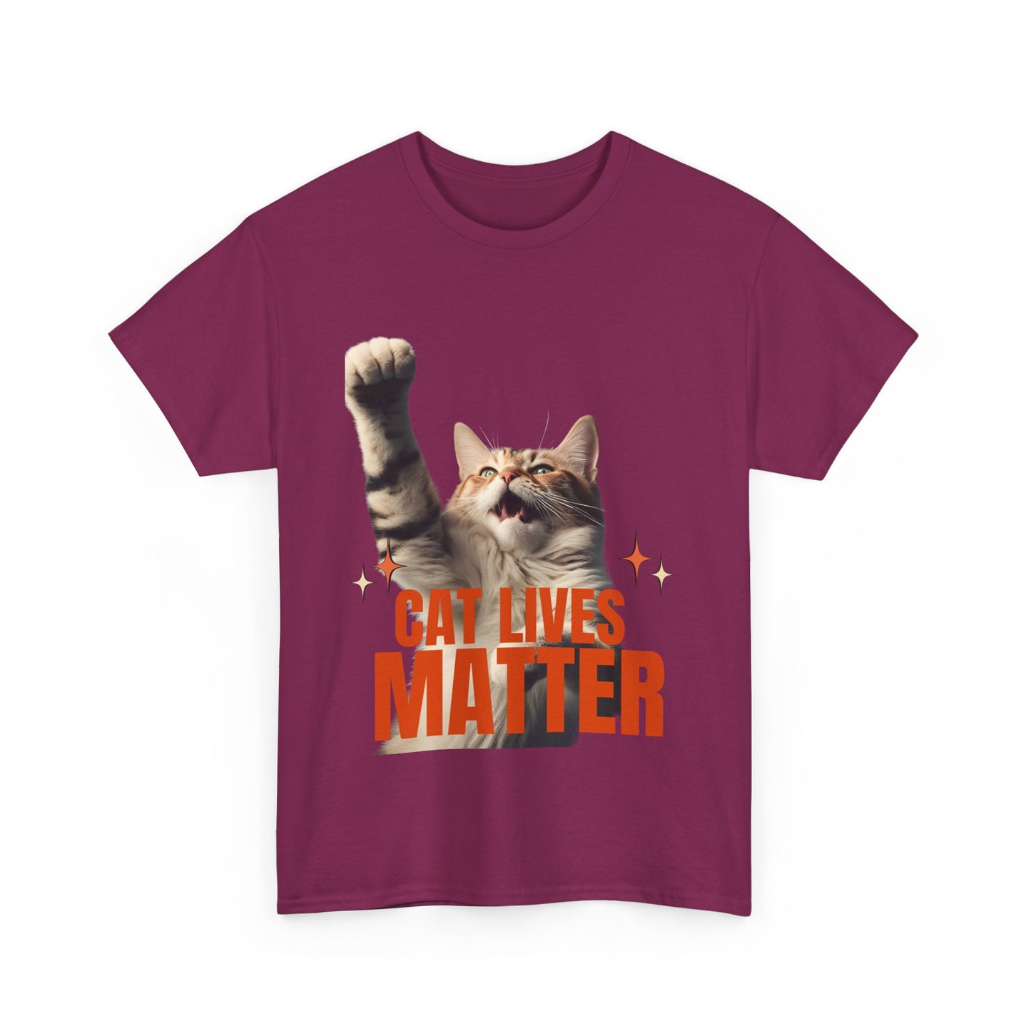 Cat Lives Matter Unisex Tee, Funny Political Shirt, Trump Cat Lovers Gift, Activist Protest Apparel, Animal Rights Activism Clothing