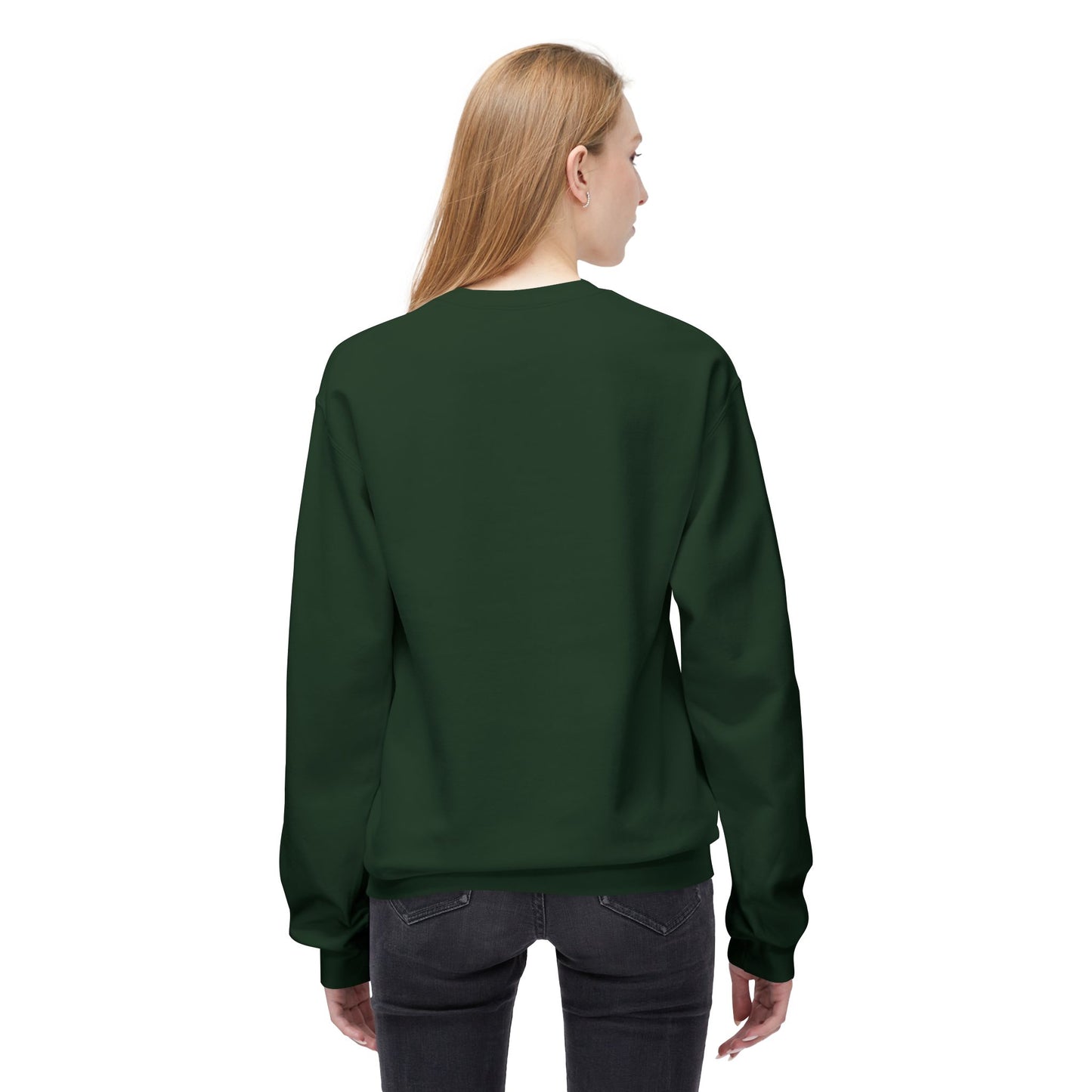 Christmas Trees Farmhouse Crewneck Sweatshirt, Holiday Sweatshirt, Cozy Winter Wear, Farmhouse Decor, Gift for Him/Her