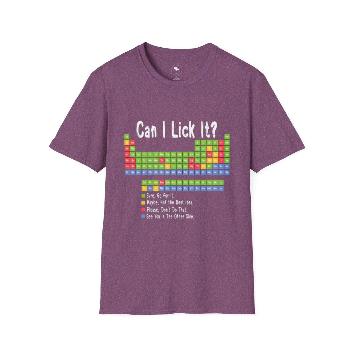 Can I Lick It? Chemistry Periodic Table T-Shirt