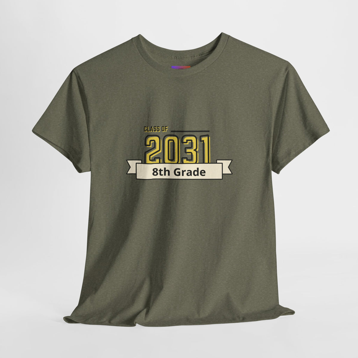 2031 personalized Graduation Tee, 8th Grade Class Shirt, Student Gift, Back to School Apparel
