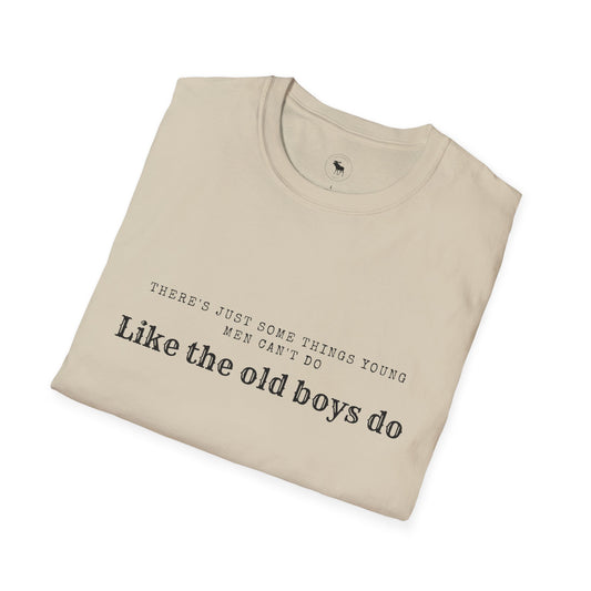 Vintage Inspired Music Lover Softstyle T-Shirt - Corb Lund Lyrics Old Men