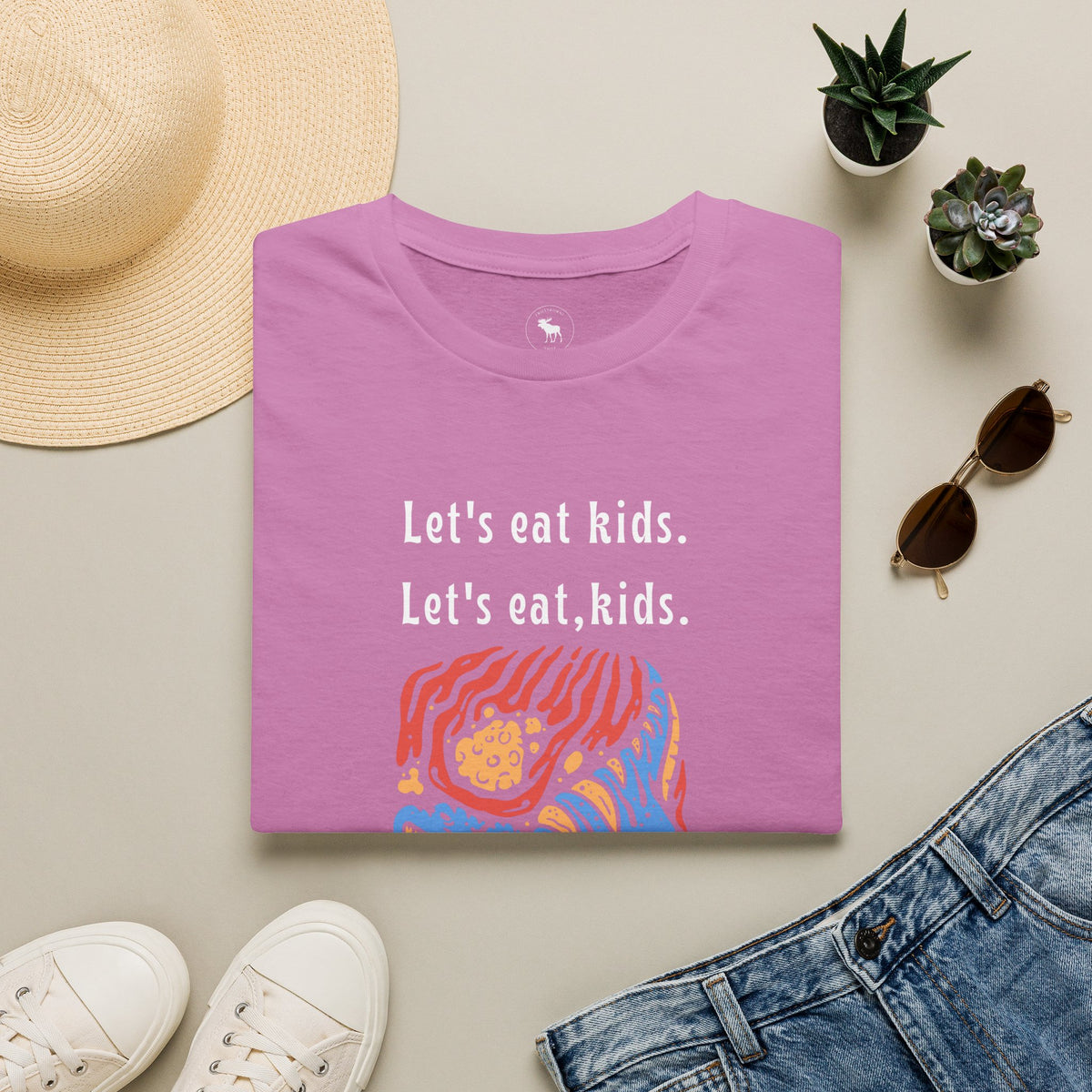 Let's Eat, Kids. T-Shirt — Punctuation Saves Lives Funny Grammar Tee
