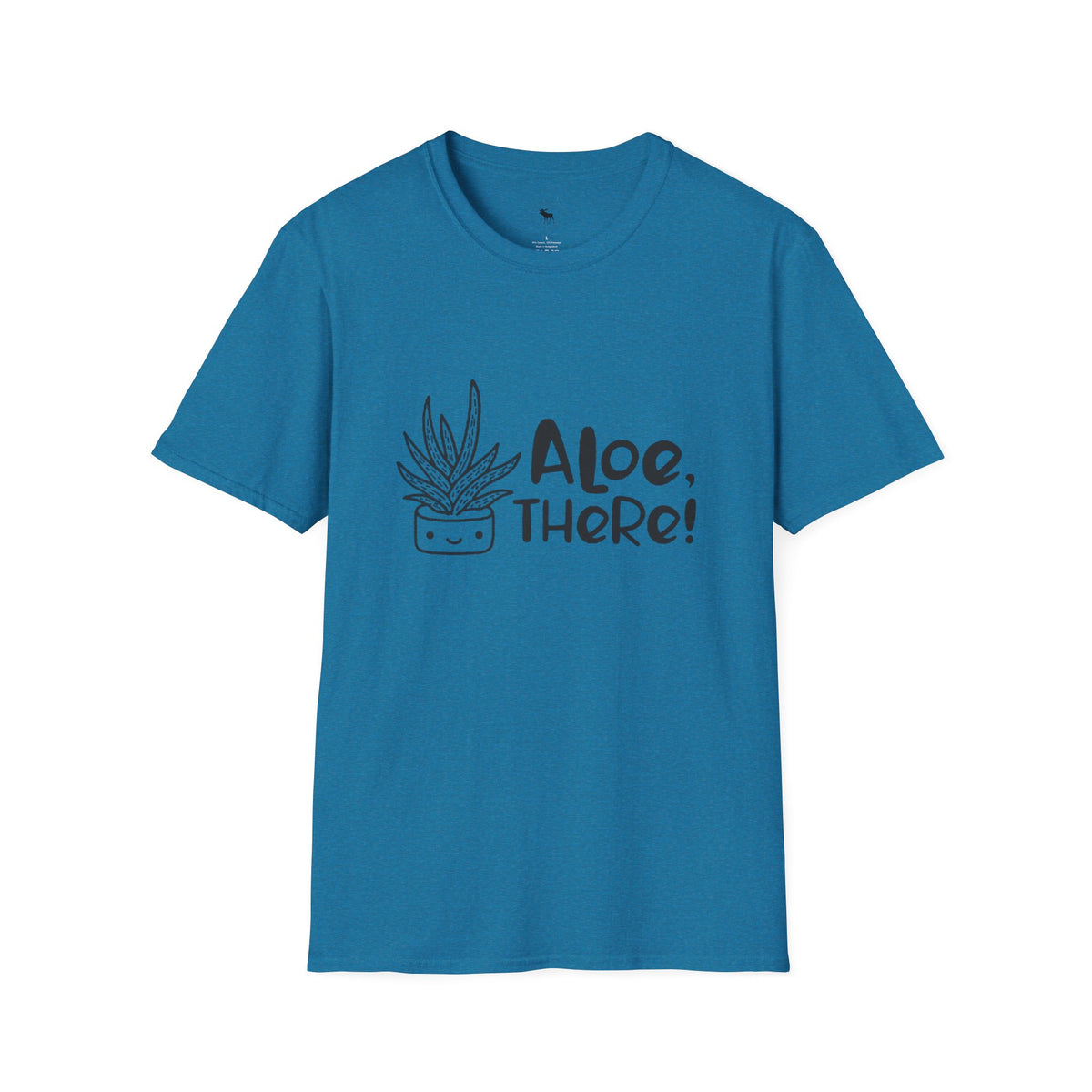 Aloe There! Unisex Softstyle T-Shirt, Funny Plant Tee, Gift for Plant Lovers, Casual Wear, Cute Eco-Friendly Apparel, group shirt, matching, for friends 1 of 6