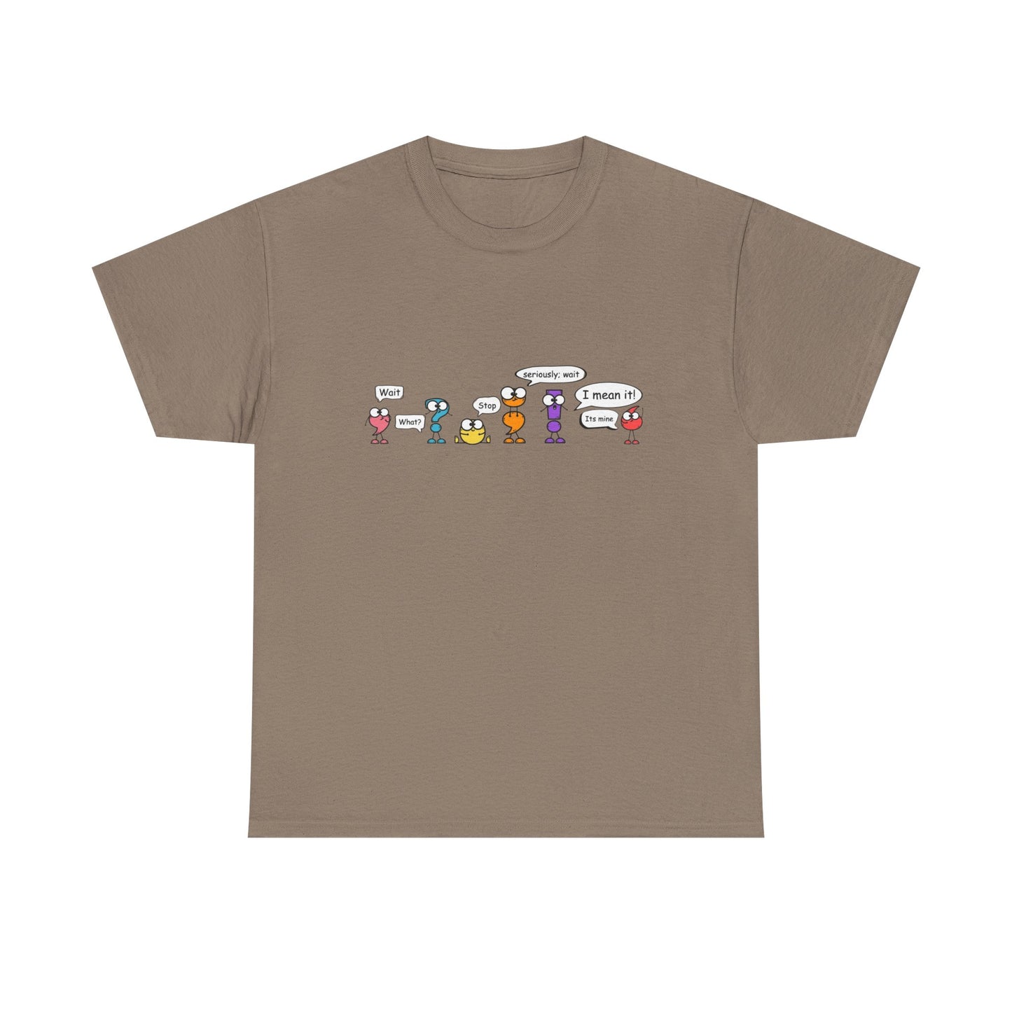 punctuation cartoon Heavy Cotton Tee