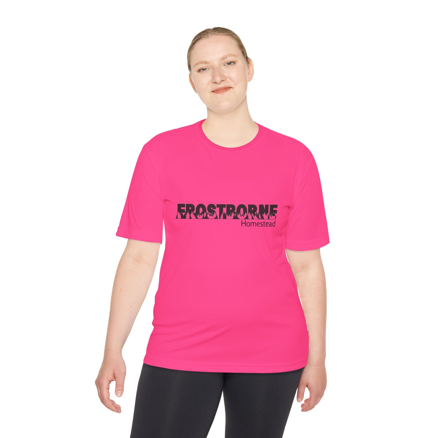 Frostborne Homestead Unisex Moisture Wicking Tee - Activewear, Sports Tee, Outdoor Shirt, Workout Top, Gift for Him and Her