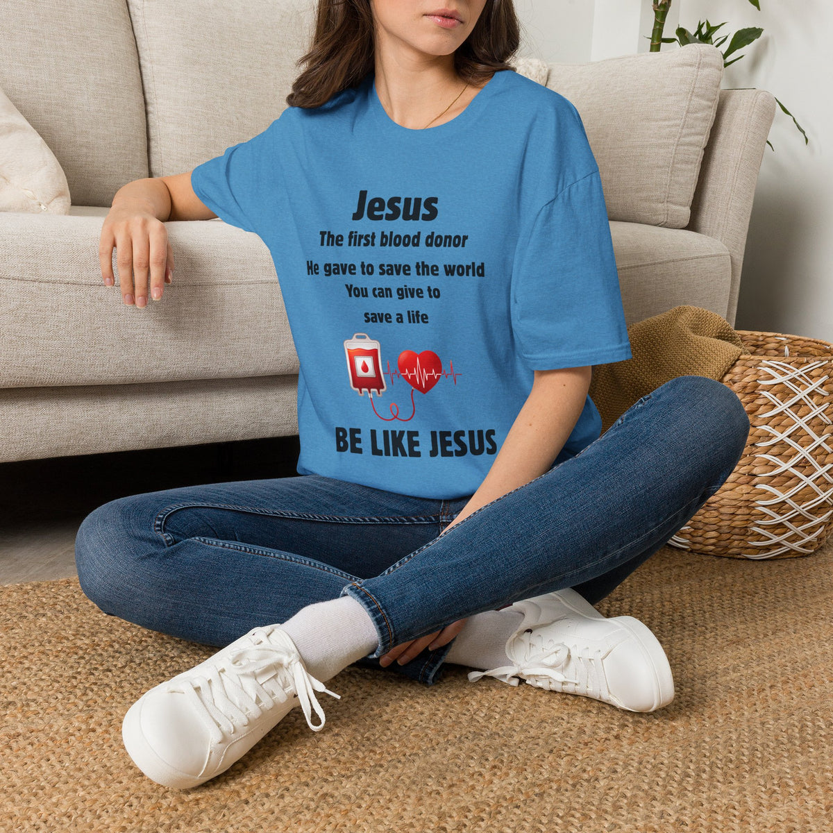 Jesus "Be Like Jesus" Blood Donor T-Shirt