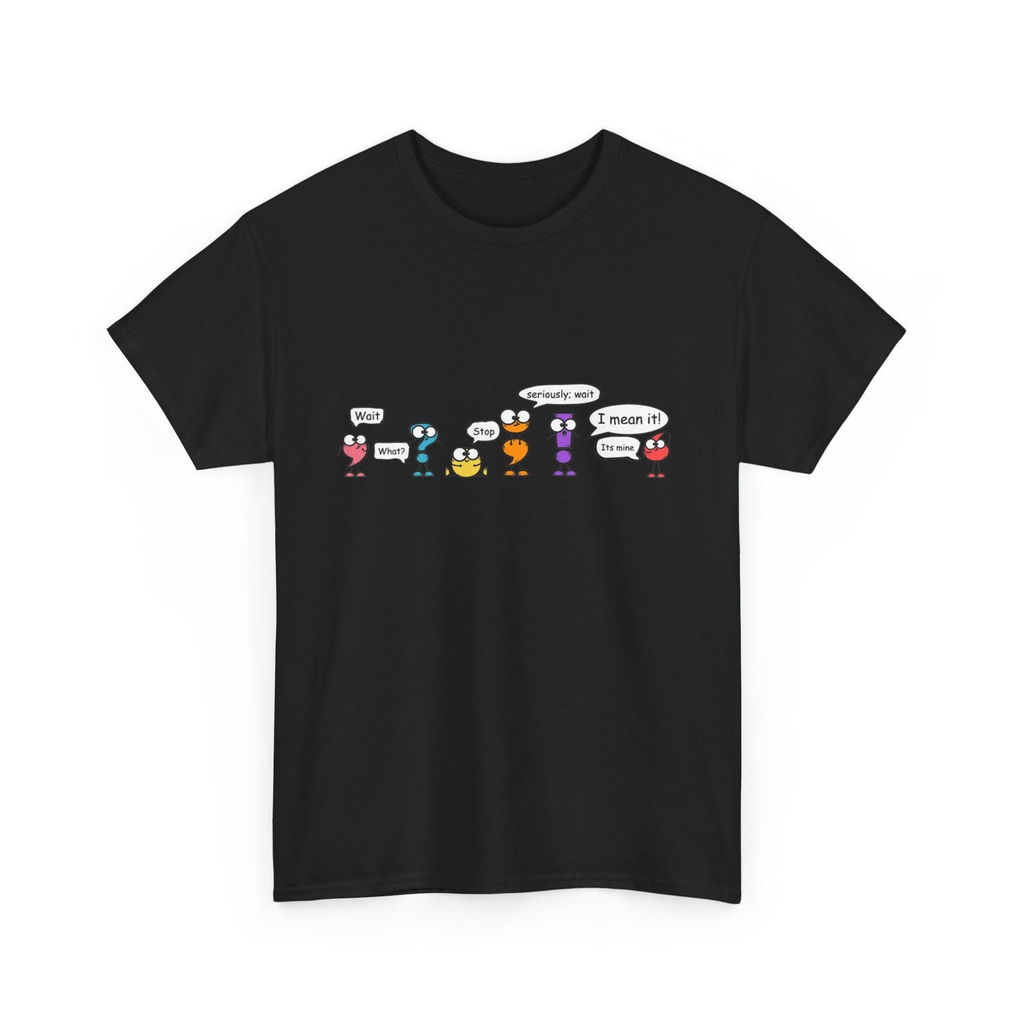 punctuation cartoon Heavy Cotton Tee