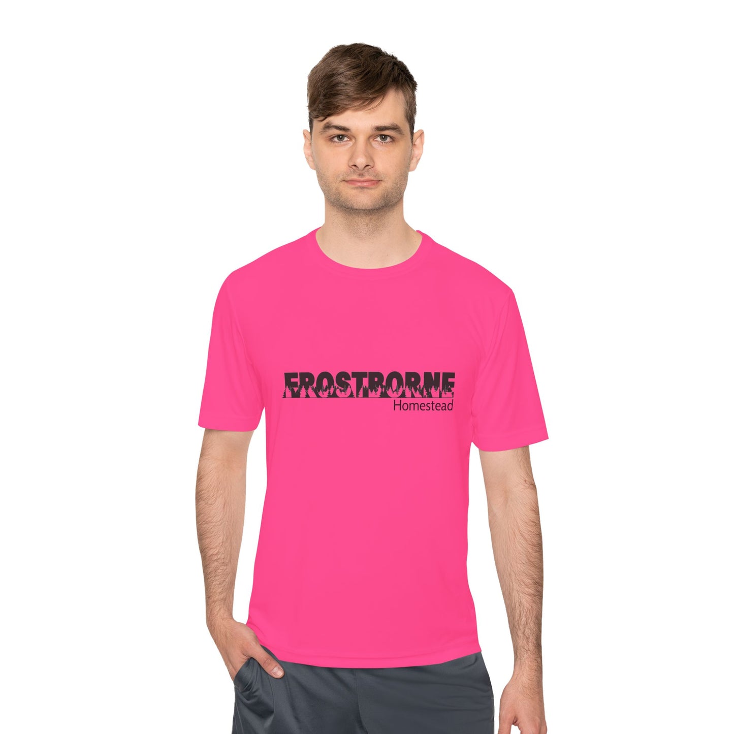 Frostborne Homestead Unisex Moisture Wicking Tee - Activewear, Sports Tee, Outdoor Shirt, Workout Top, Gift for Him and Her