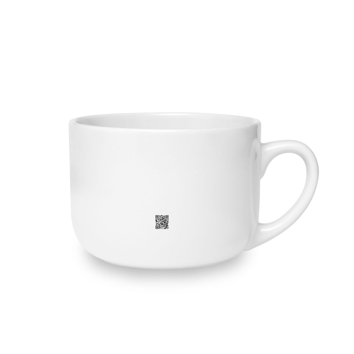 25oz Ceramic Latte Mug — 'Luke's Diner' Yellow Coffee Cup Design