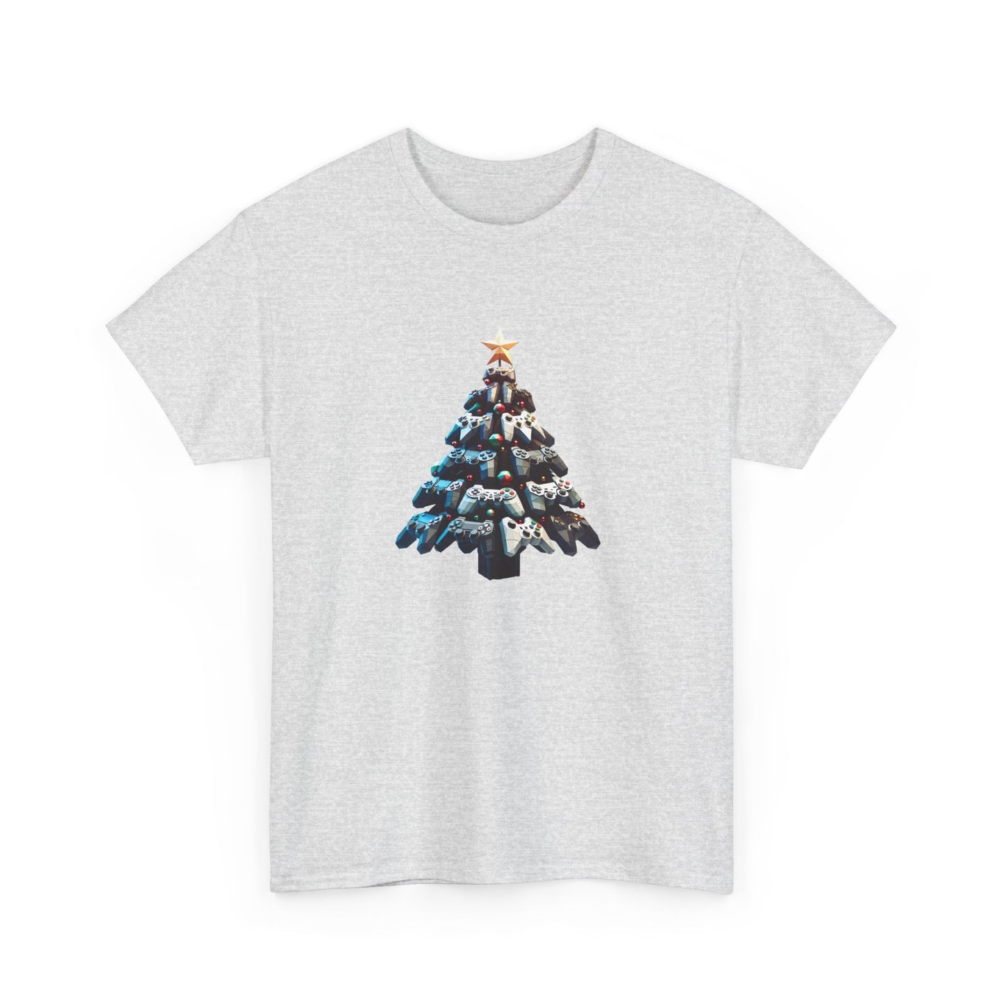 Video Game Console Christmas Tree Unisex Tee, Gaming Holiday Shirt, Gamer Gift, Retro Gamer Shirt, Gaming Console Tee, Christmas Tee