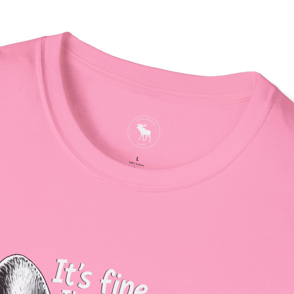 Funny Cat “It’s Fine, I’m Fine” Graphic T-Shirt