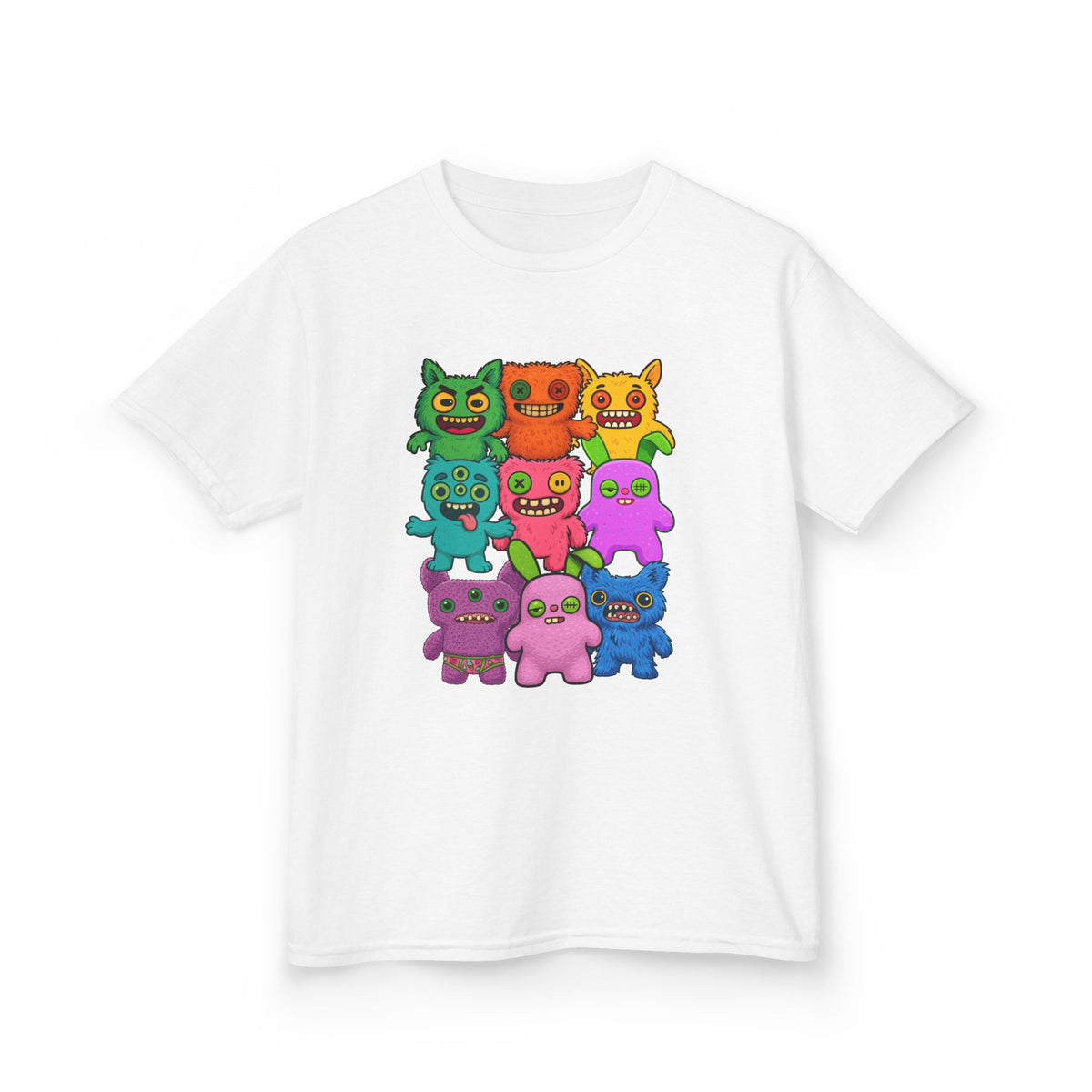 Kids Colorful Monster Fuggs Graphic Tee