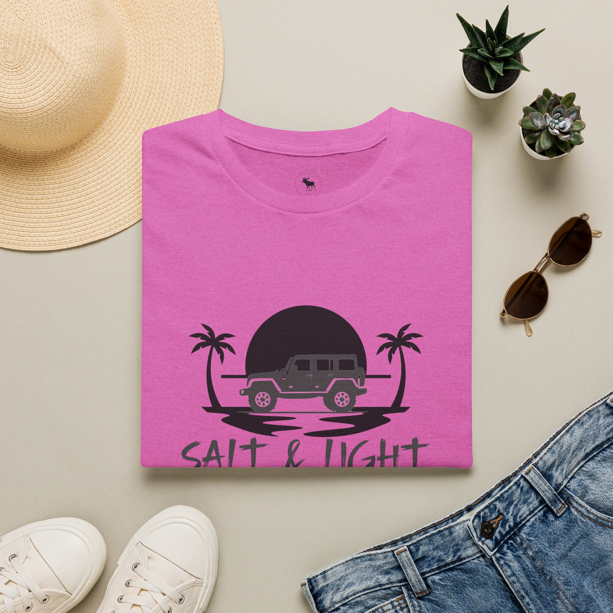 Beach 4x4 T-Shirt — "Salt & Light" Coastal Adventure Tee