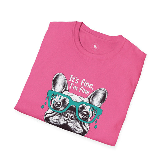 Funny Cat “It’s Fine, I’m Fine” Graphic T-Shirt