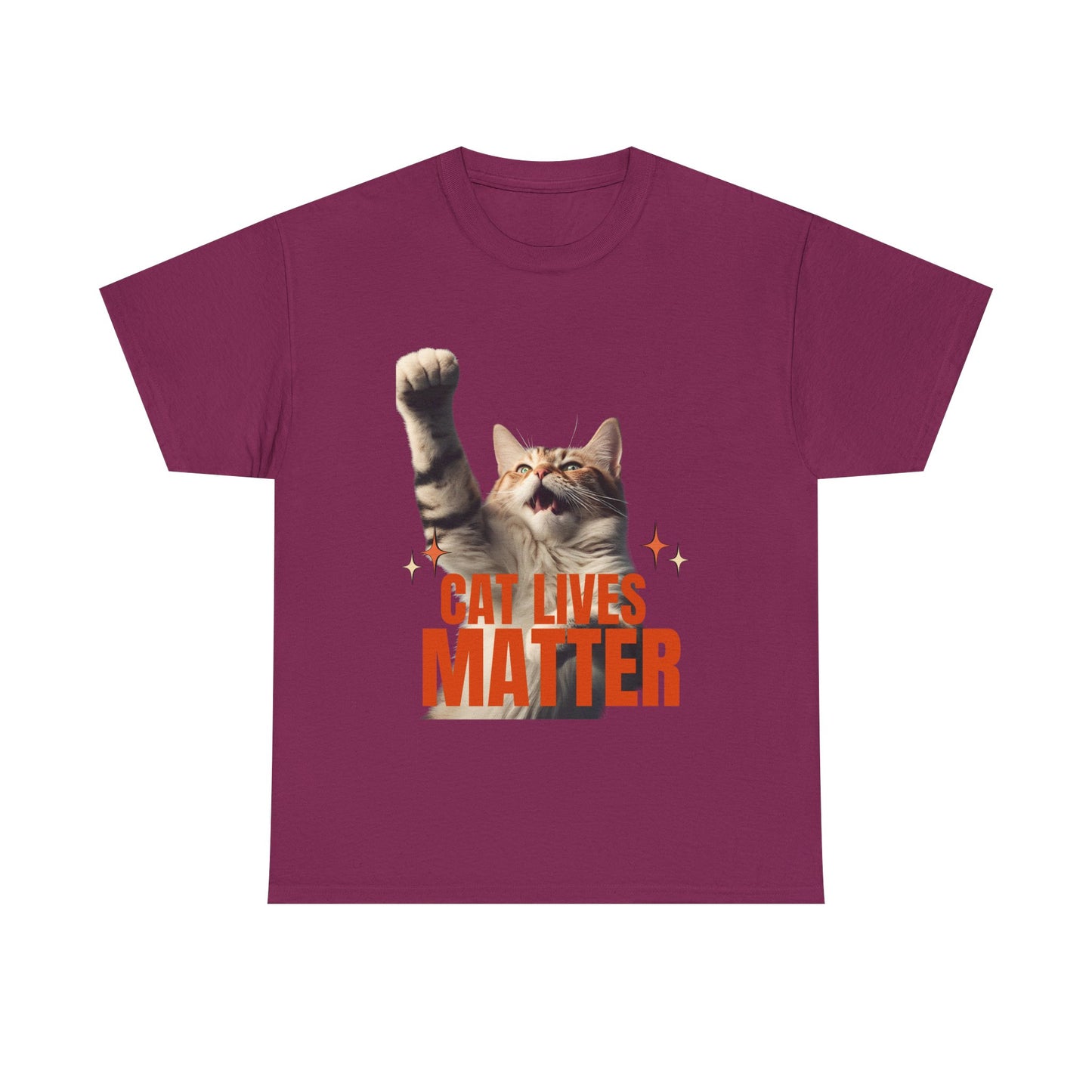 Cat Lives Matter Unisex Tee, Funny Political Shirt, Trump Cat Lovers Gift, Activist Protest Apparel, Animal Rights Activism Clothing