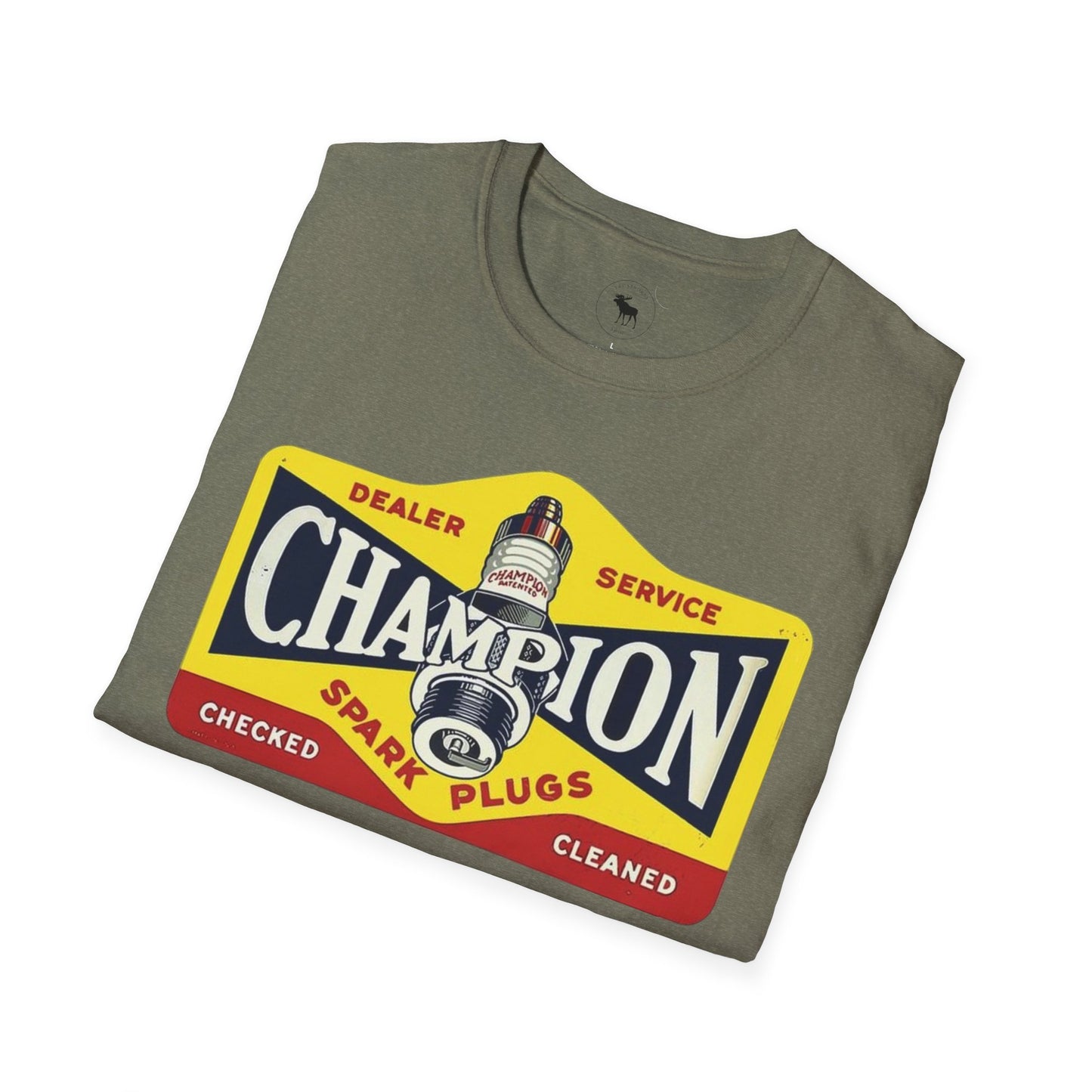 Champion Spark Plugs Vintage T-Shirt, Retro Car Lover's Tee, Unisex Graphic Shirt, Collector's Apparel, Father's Day Gift