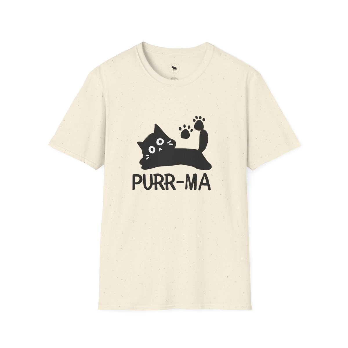 Purr-ma Cat T-Shirt — Cute Paw Print Kitty Tee for Cat Lover grandma
