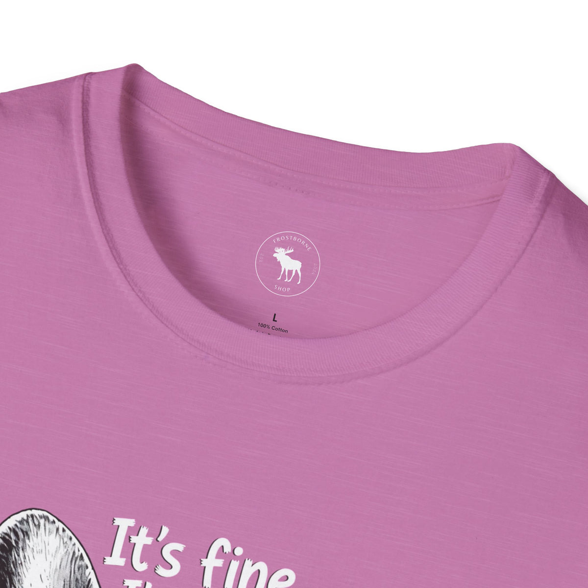 Funny Cat “It’s Fine, I’m Fine” Graphic T-Shirt