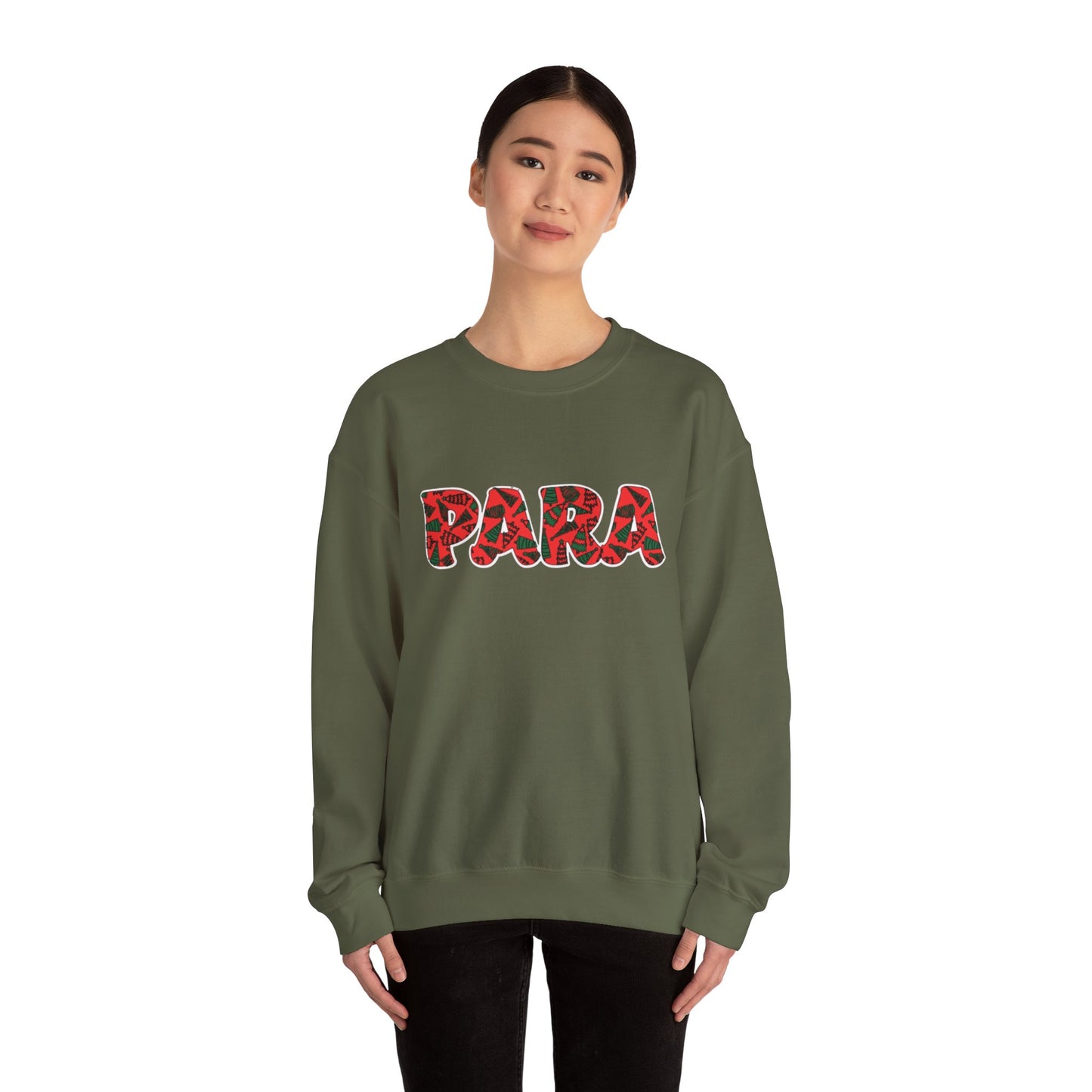 Christmas Trees PARA Sweatshirt - Festive Holiday Winter Design