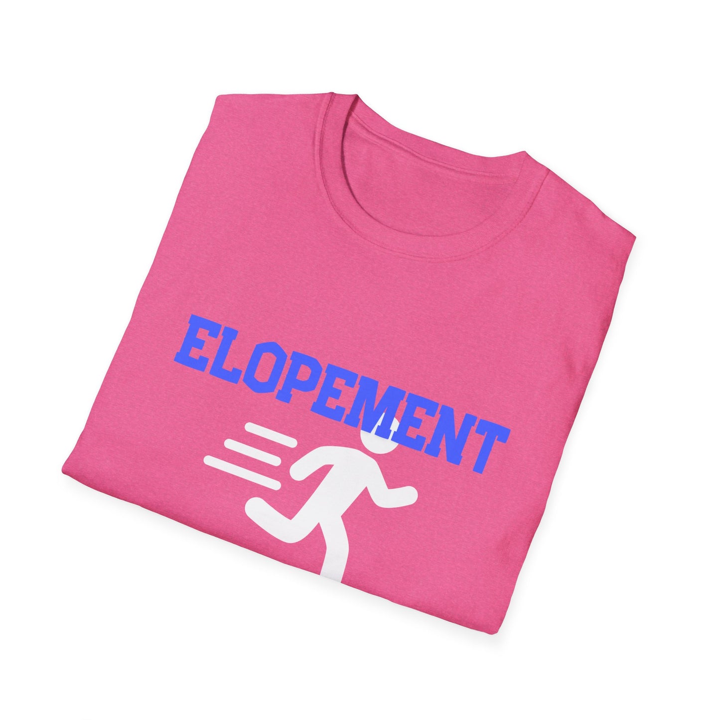 Elopement Running T-Shirt — Funny 'Elopement' Sped Escape Tee