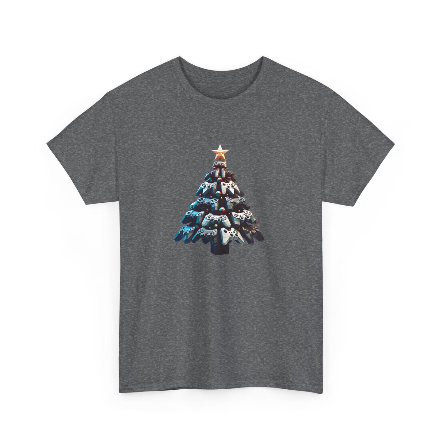 Video Game Console Christmas Tree Unisex Tee, Gaming Holiday Shirt, Gamer Gift, Retro Gamer Shirt, Gaming Console Tee, Christmas Tee