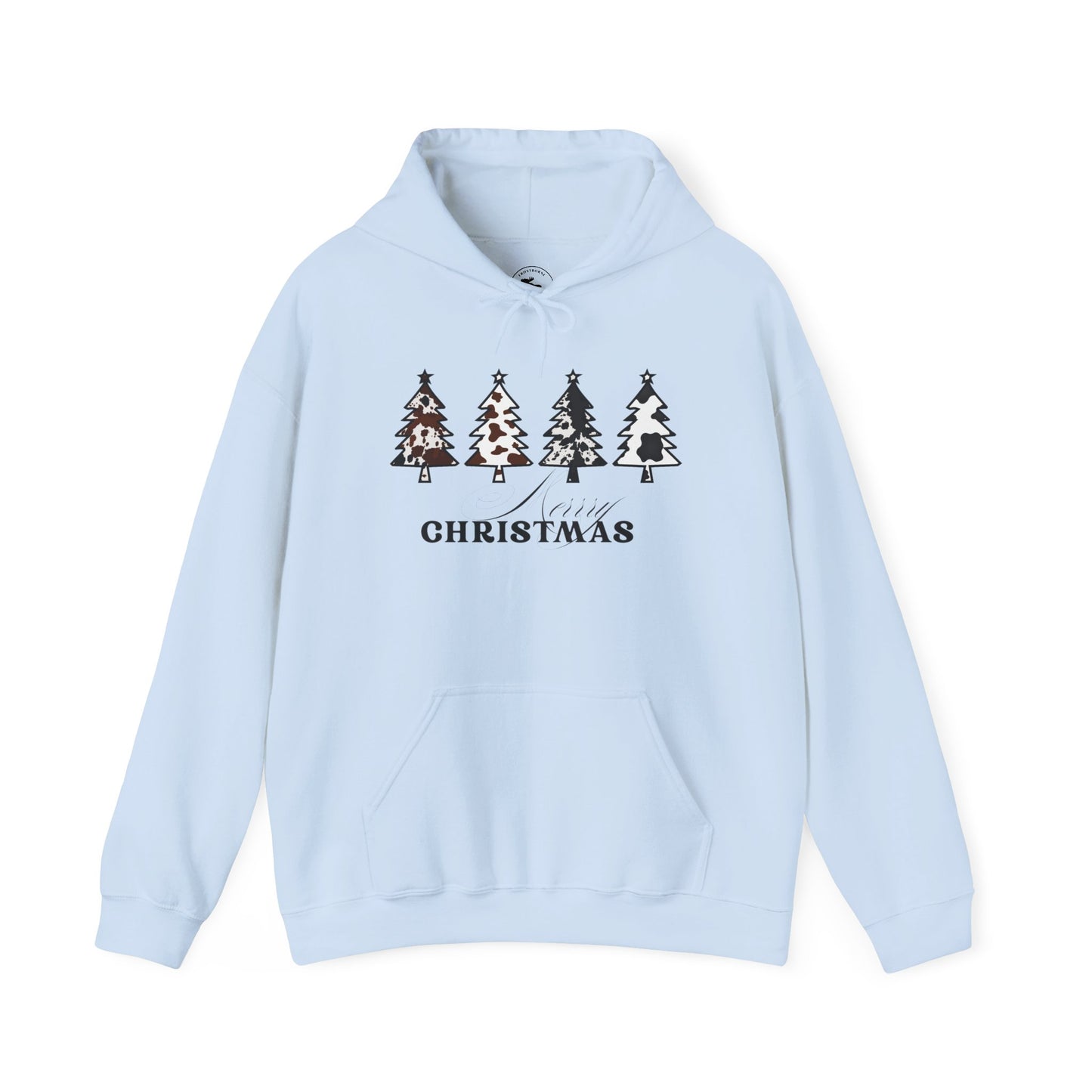 Cow Print Merry Christmas Hoodie