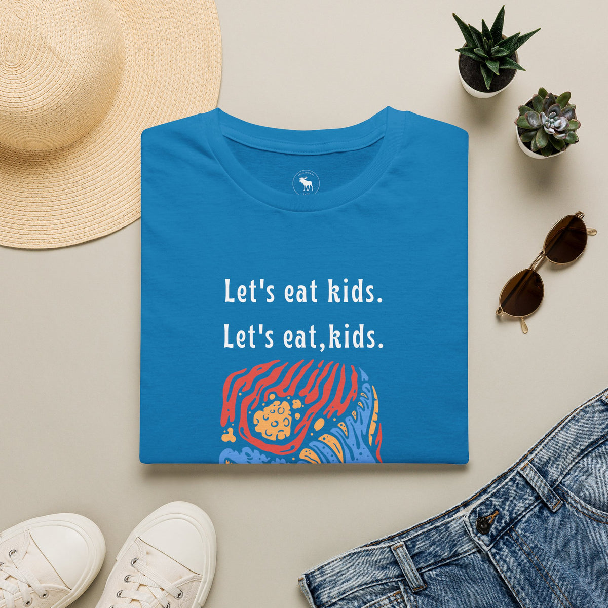 Let's Eat, Kids. T-Shirt — Punctuation Saves Lives Funny Grammar Tee