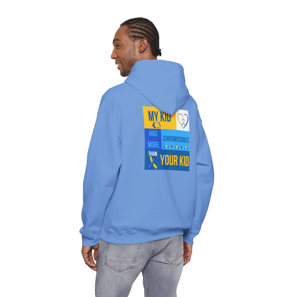 Down Syndrome Awareness Hoodie — "My Kid Has More Chromosomes Than Your Kid"