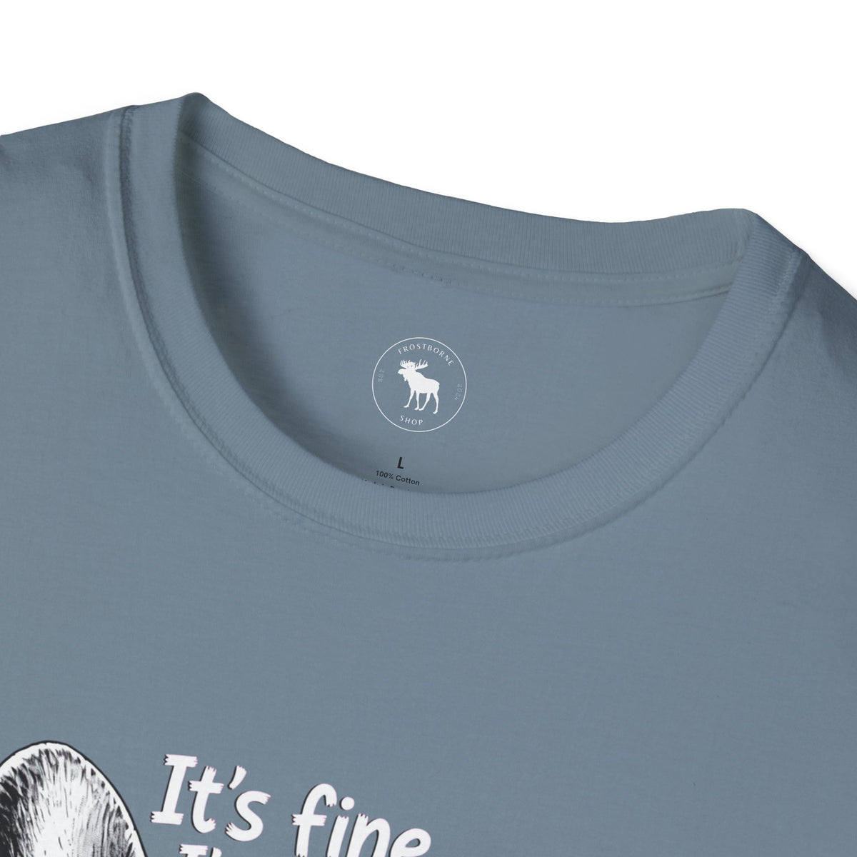 Funny Cat “It’s Fine, I’m Fine” Graphic T-Shirt