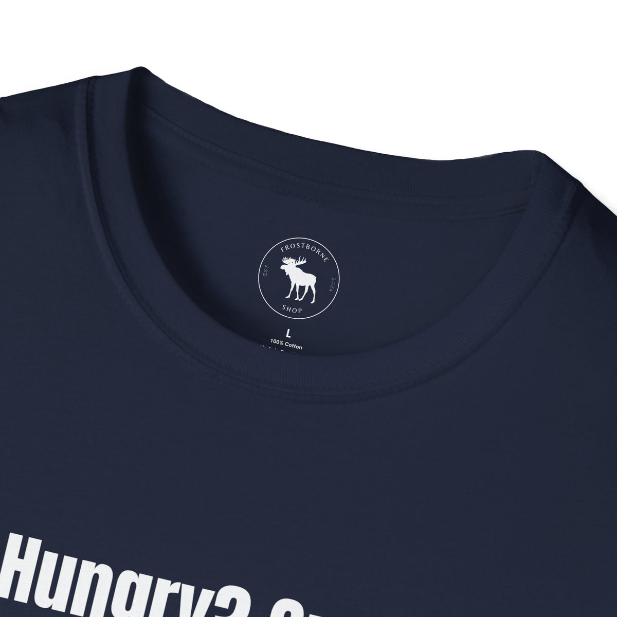 Bible Snack Tee — "Hungry? Grab a Bible" Christian T-Shirt (Matthew 5:6)