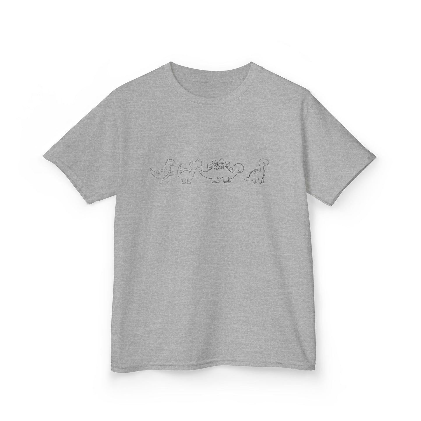 simple Dinosaur outline Kids Heavy Cotton™ Tee