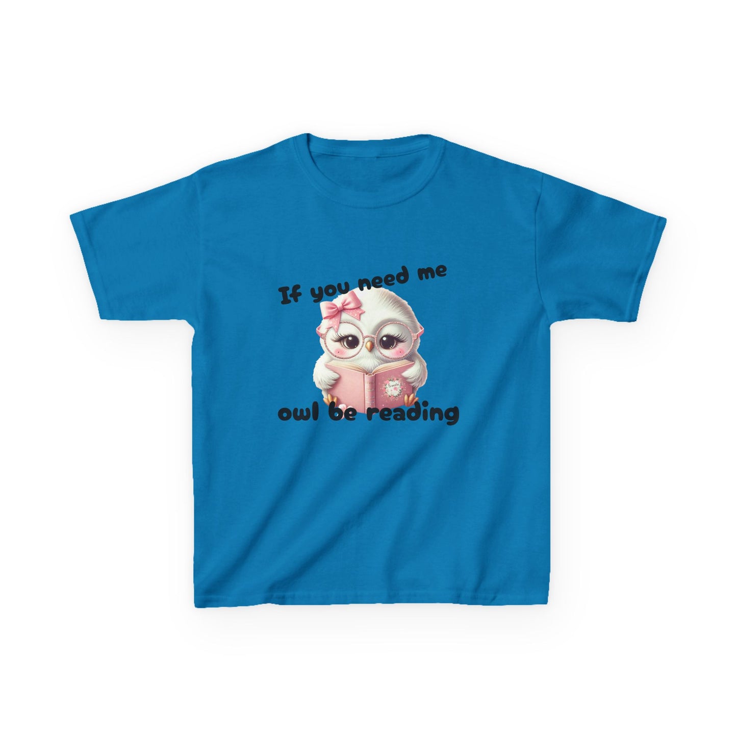 Kids T-Shirt, Cute Owls Design, Bookworm Gift, Youth Reader Tee, Children's Literature Shirt