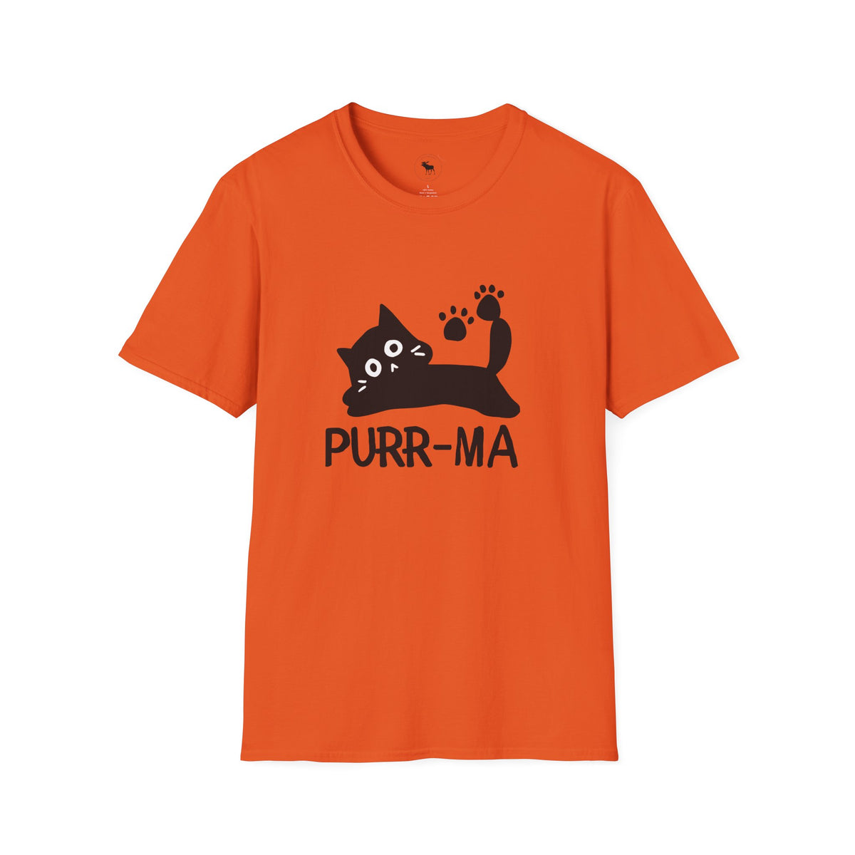 Purr-ma Cat T-Shirt — Cute Paw Print Kitty Tee for Cat Lover grandma
