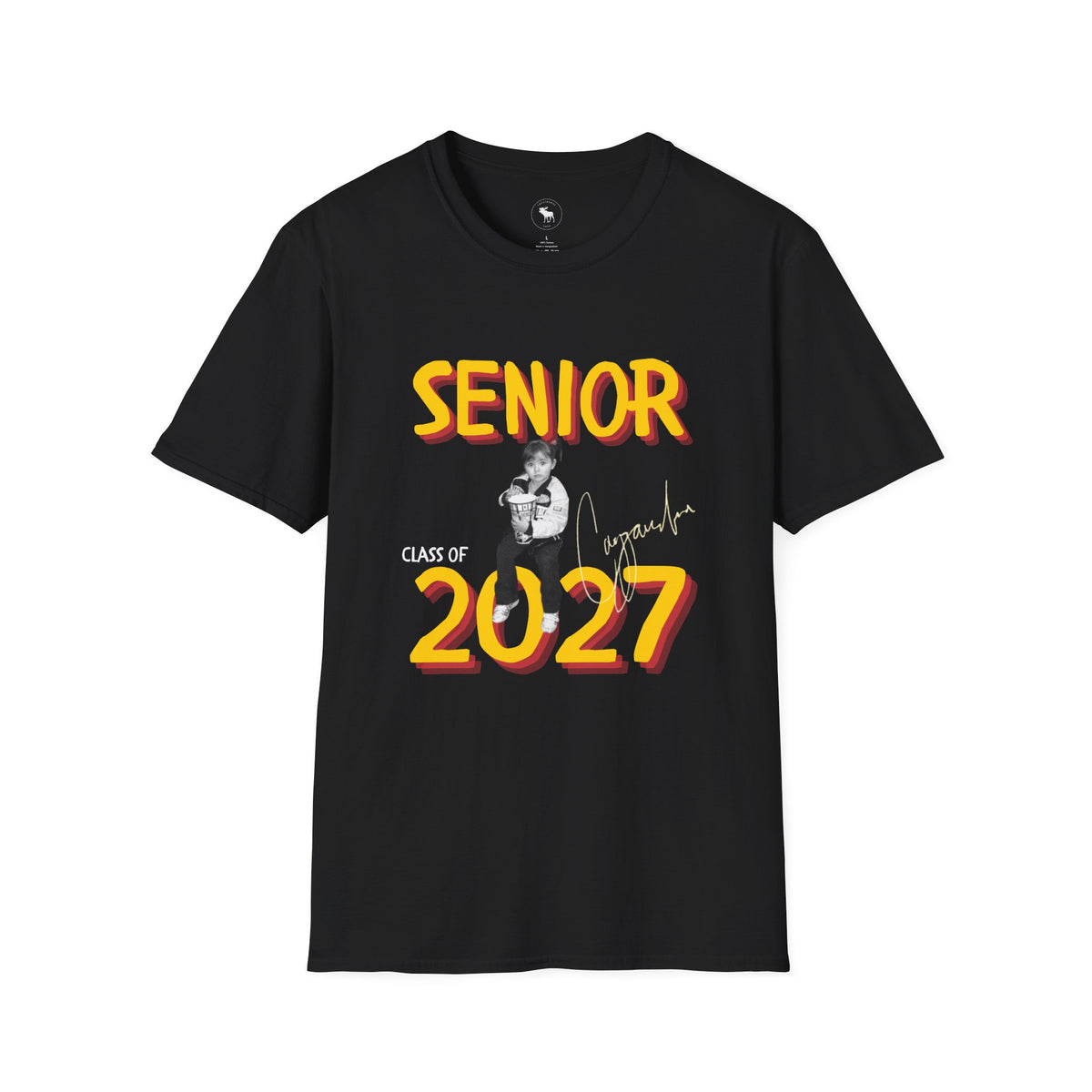 Senior 2027 T-Shirt — Retro Bold Graduation Tee