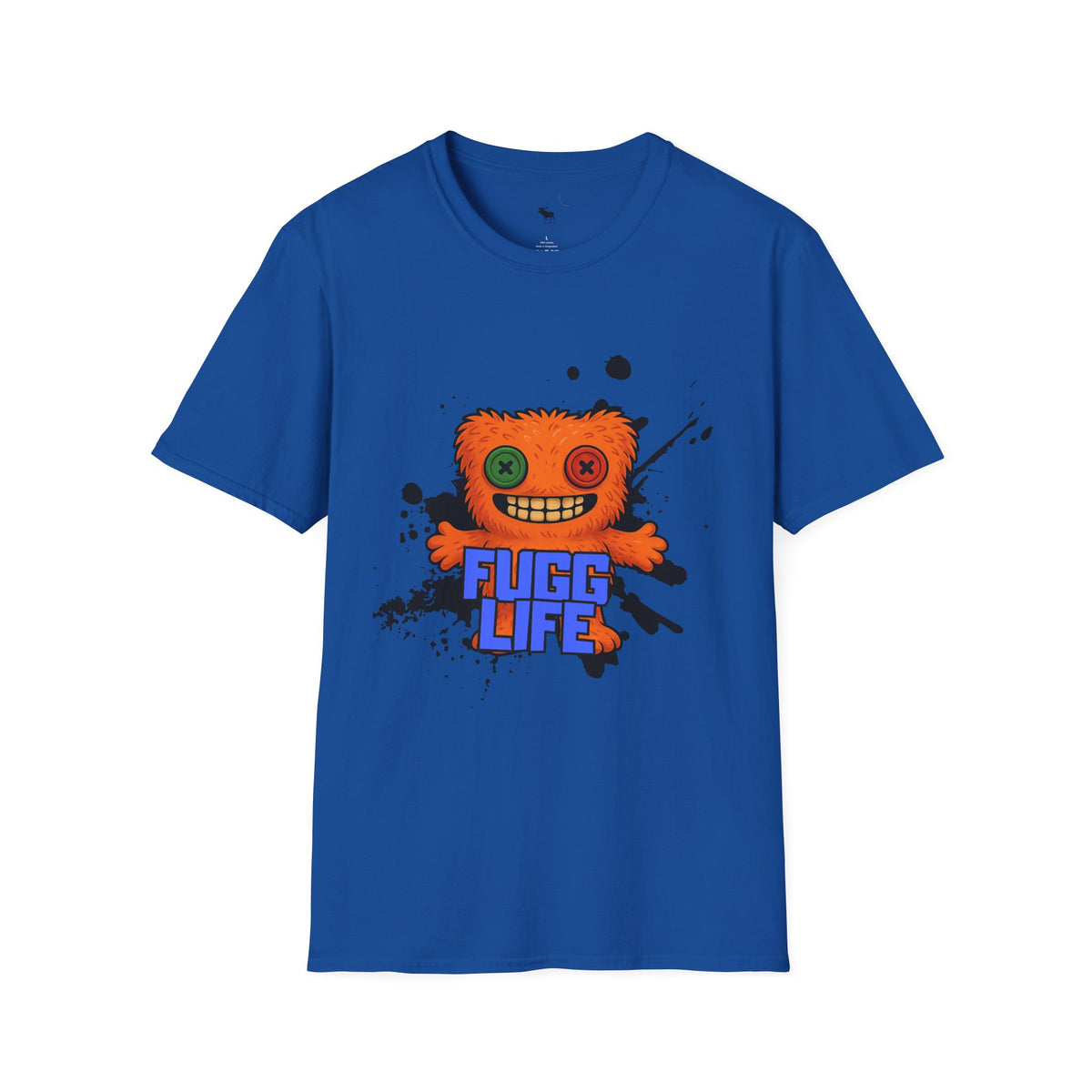 Funny Orange Monster T-Shirt – 'Fugg Life' Graphic Tee