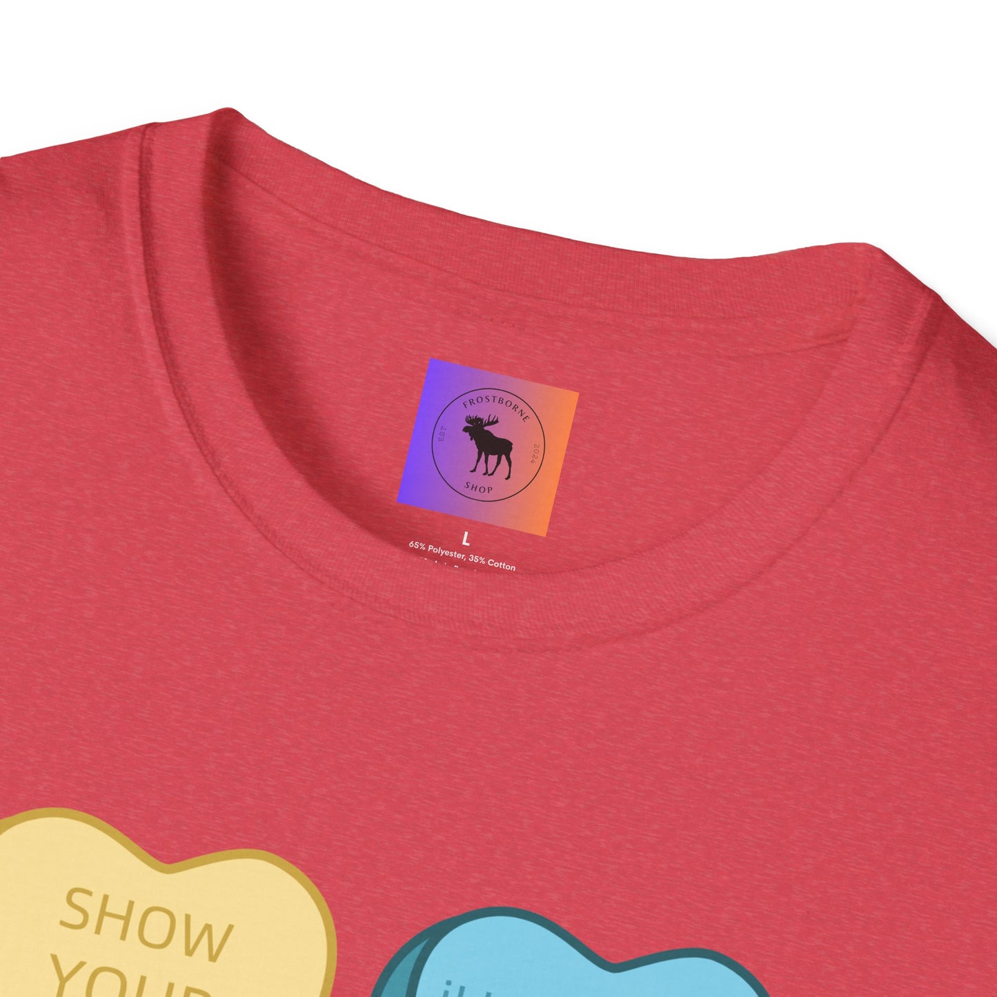 Conversation Heart Teacher Shirt — Funny Classroom Love Notes Tee