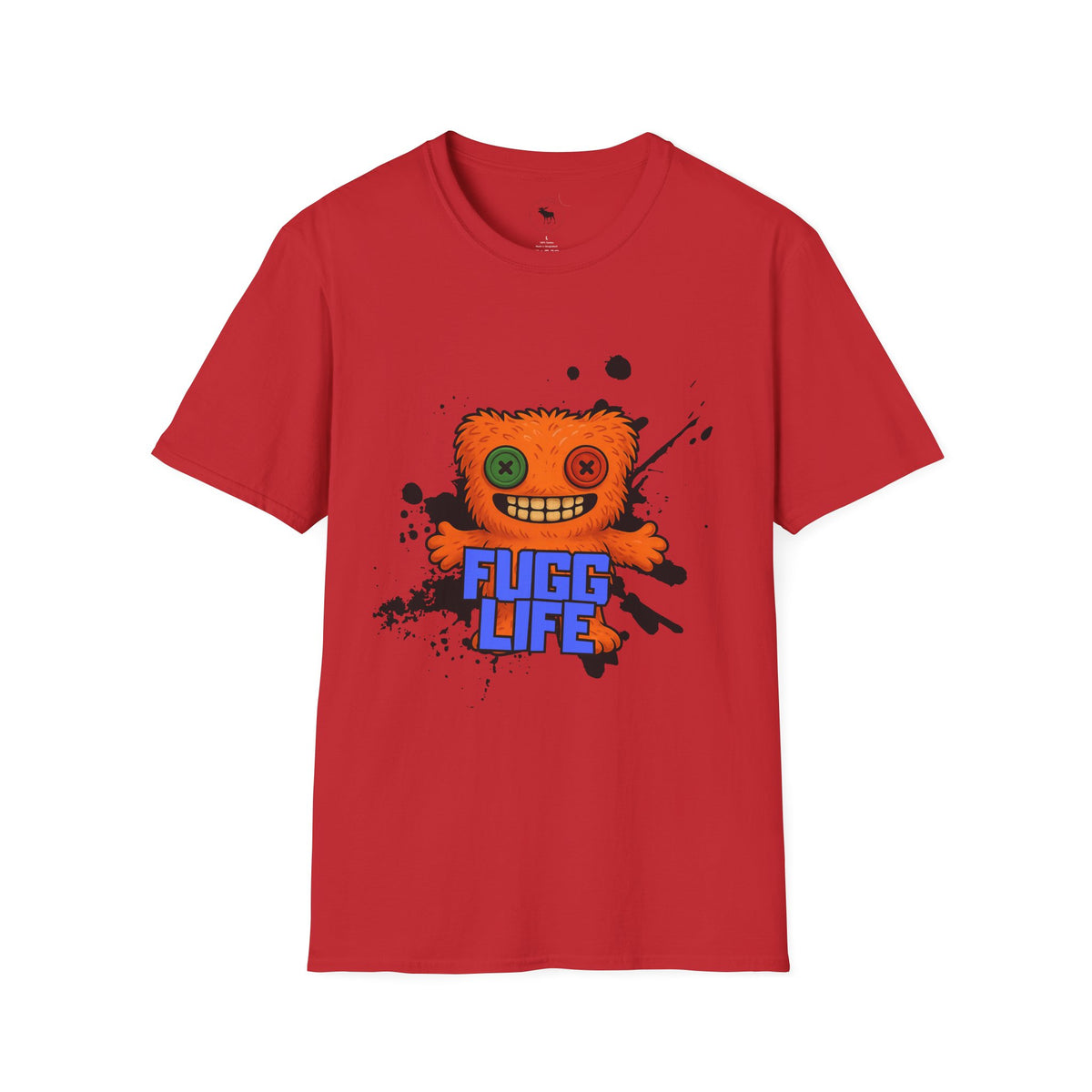 Funny Orange Monster T-Shirt – 'Fugg Life' Graphic Tee