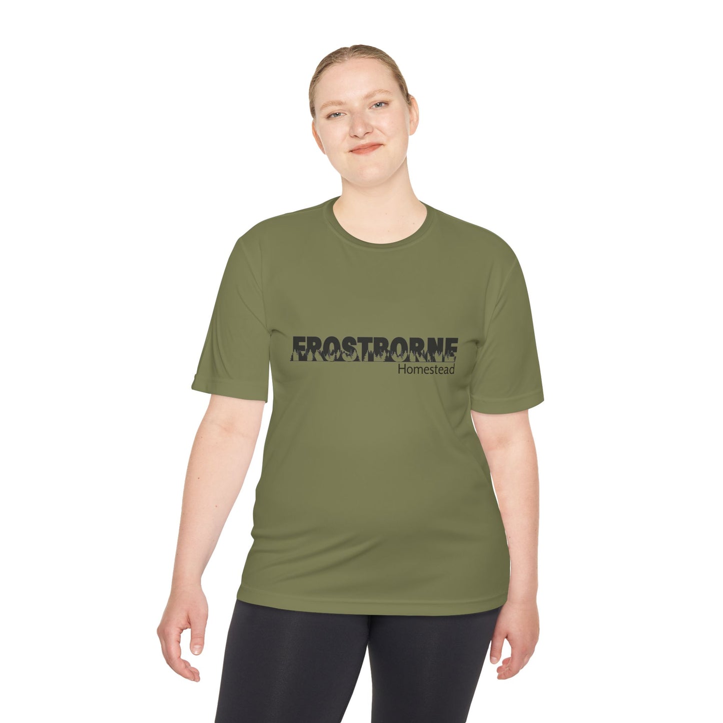 Frostborne Homestead Unisex Moisture Wicking Tee - Activewear, Sports Tee, Outdoor Shirt, Workout Top, Gift for Him and Her