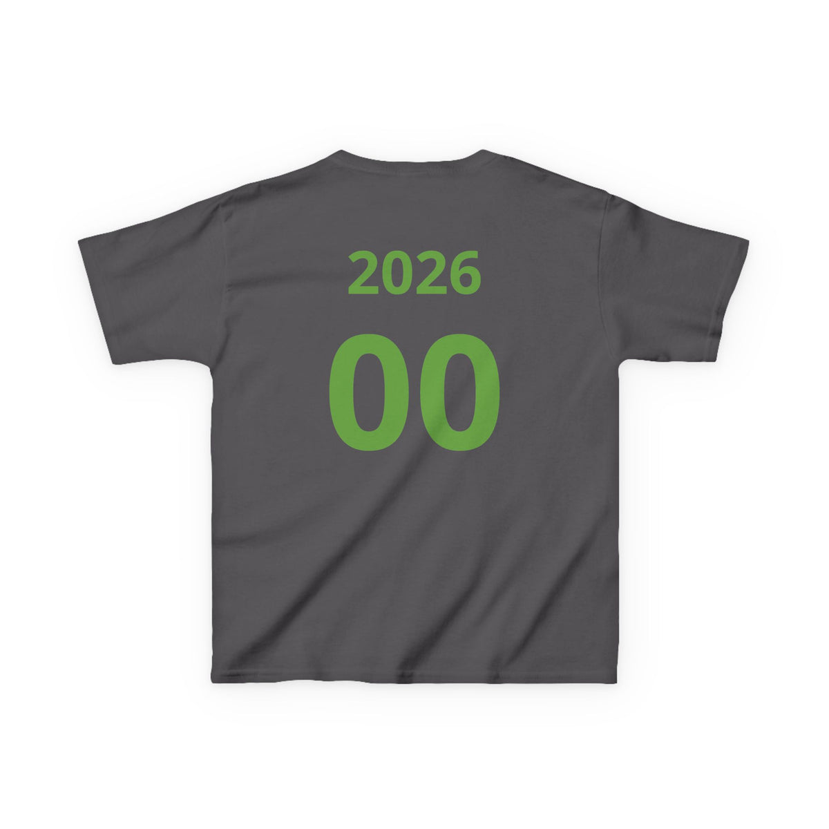 Kids Soccer T‑Shirt — "Two Harbors" Graphic with Back Number (2026)