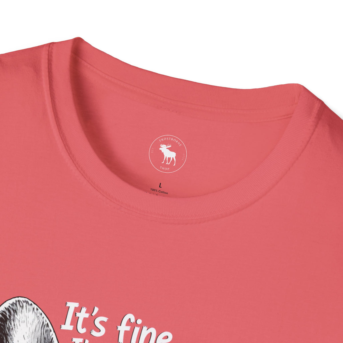 Funny Cat “It’s Fine, I’m Fine” Graphic T-Shirt