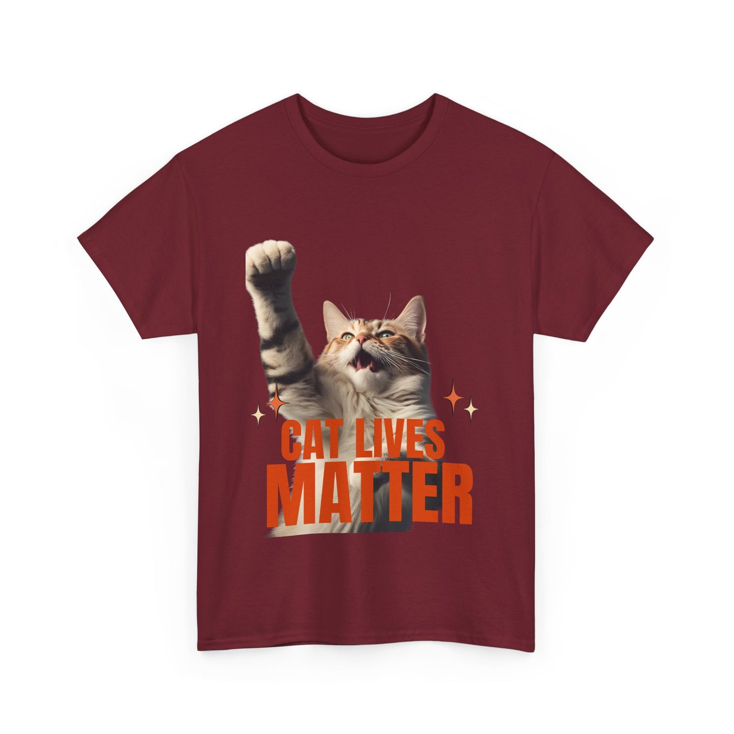 Cat Lives Matter Unisex Tee, Funny Political Shirt, Trump Cat Lovers Gift, Activist Protest Apparel, Animal Rights Activism Clothing