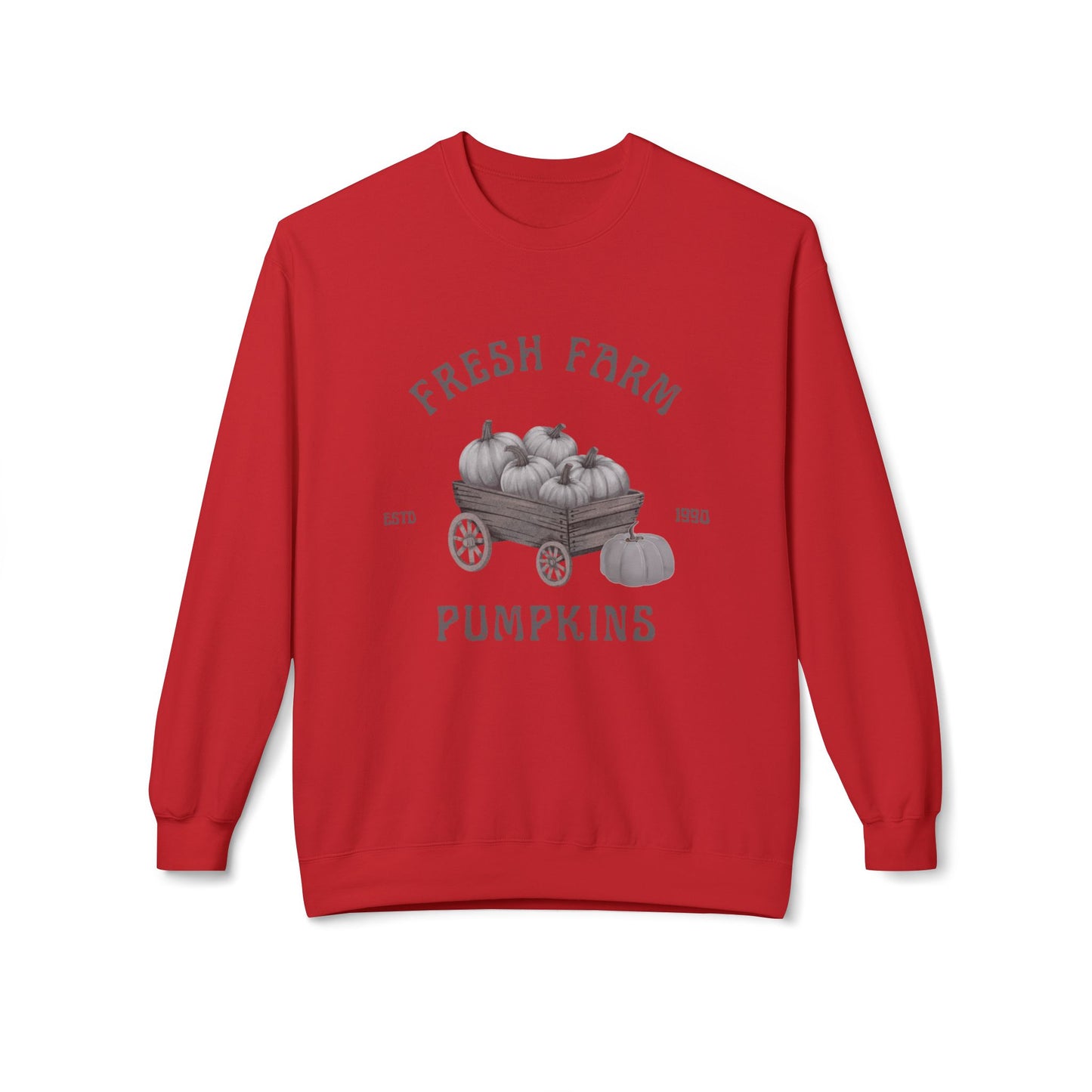 Fresh Farm Pumpkins Sweatshirt, Cozy Fall Apparel, Autumn Fashion, Pumpkin Patch Sweatshirt, Harvest Festival Gear, Thanksgiving Gift