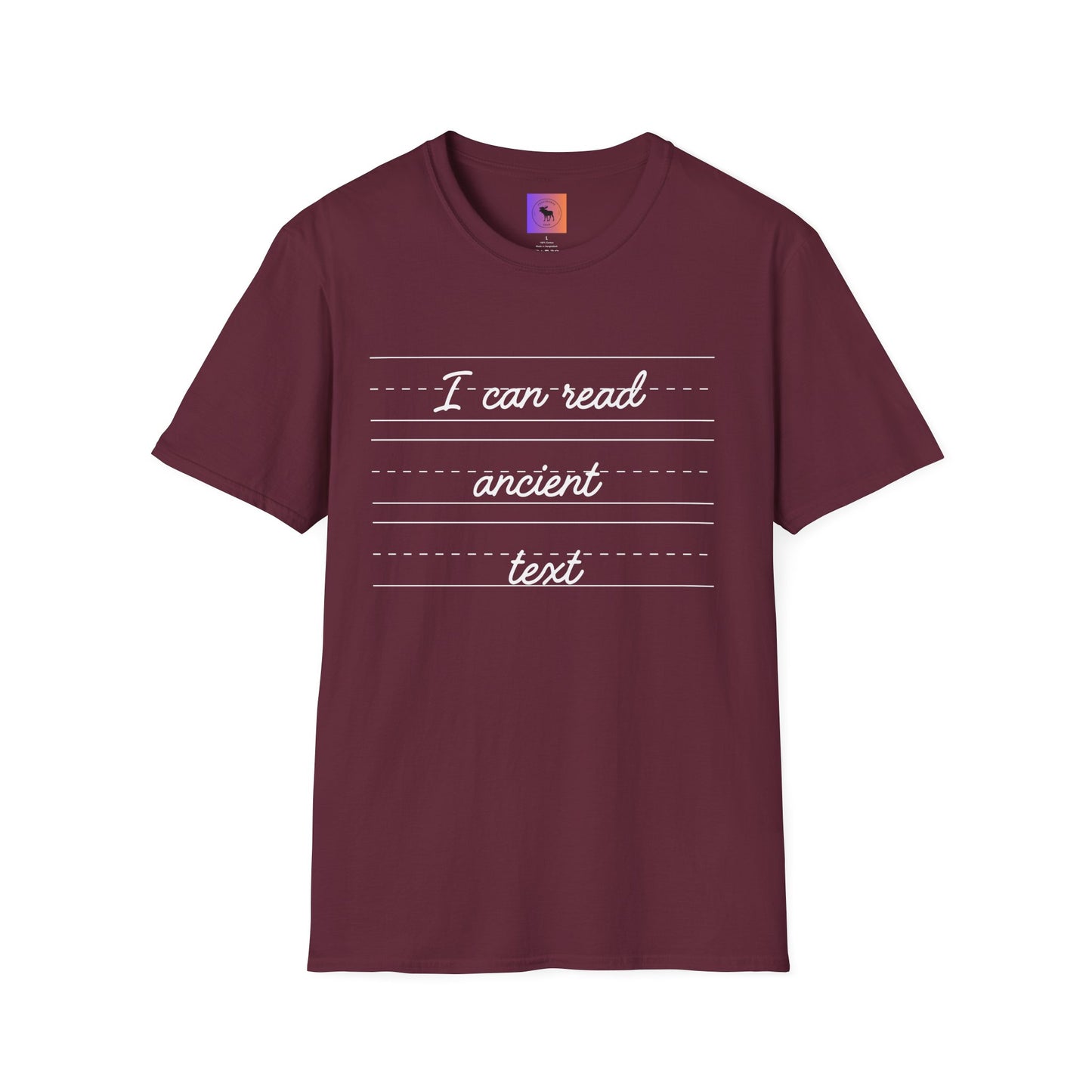 Teacher Gift T-Shirt — Cursive Millennial Style