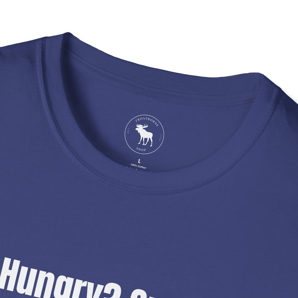 Bible Snack Tee — "Hungry? Grab a Bible" Christian T-Shirt (Matthew 5:6)