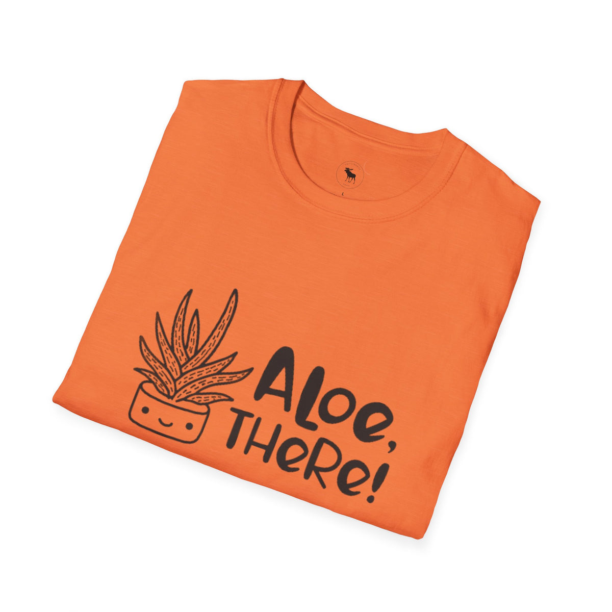 Aloe There! Unisex Softstyle T-Shirt, Funny Plant Tee, Gift for Plant Lovers, Casual Wear, Cute Eco-Friendly Apparel, group shirt, matching, for friends 1 of 6