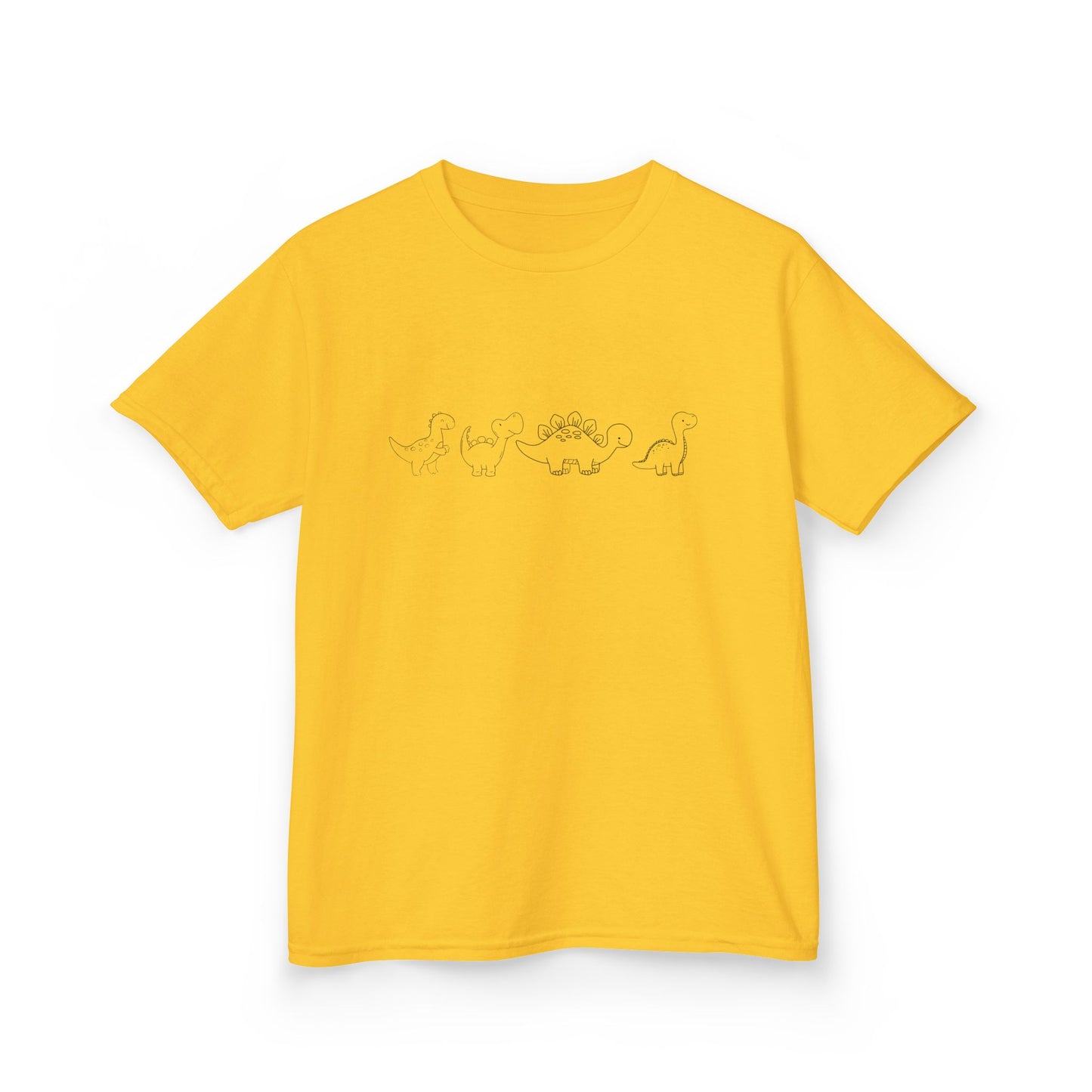 simple Dinosaur outline Kids Heavy Cotton™ Tee
