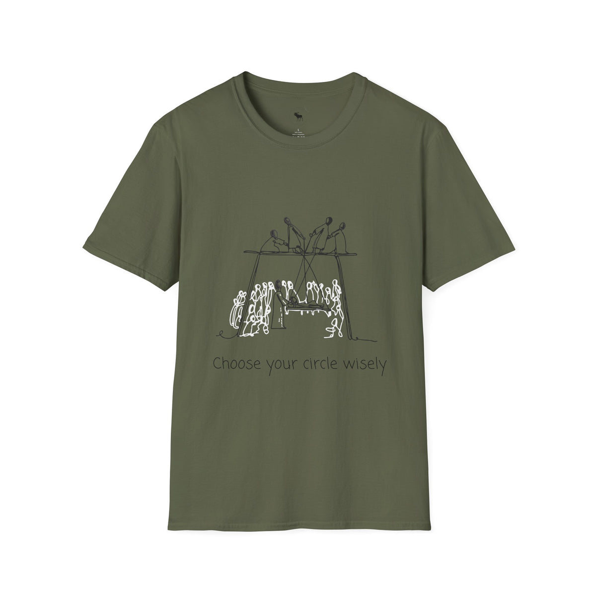 Choose your circle wisely softstyle T