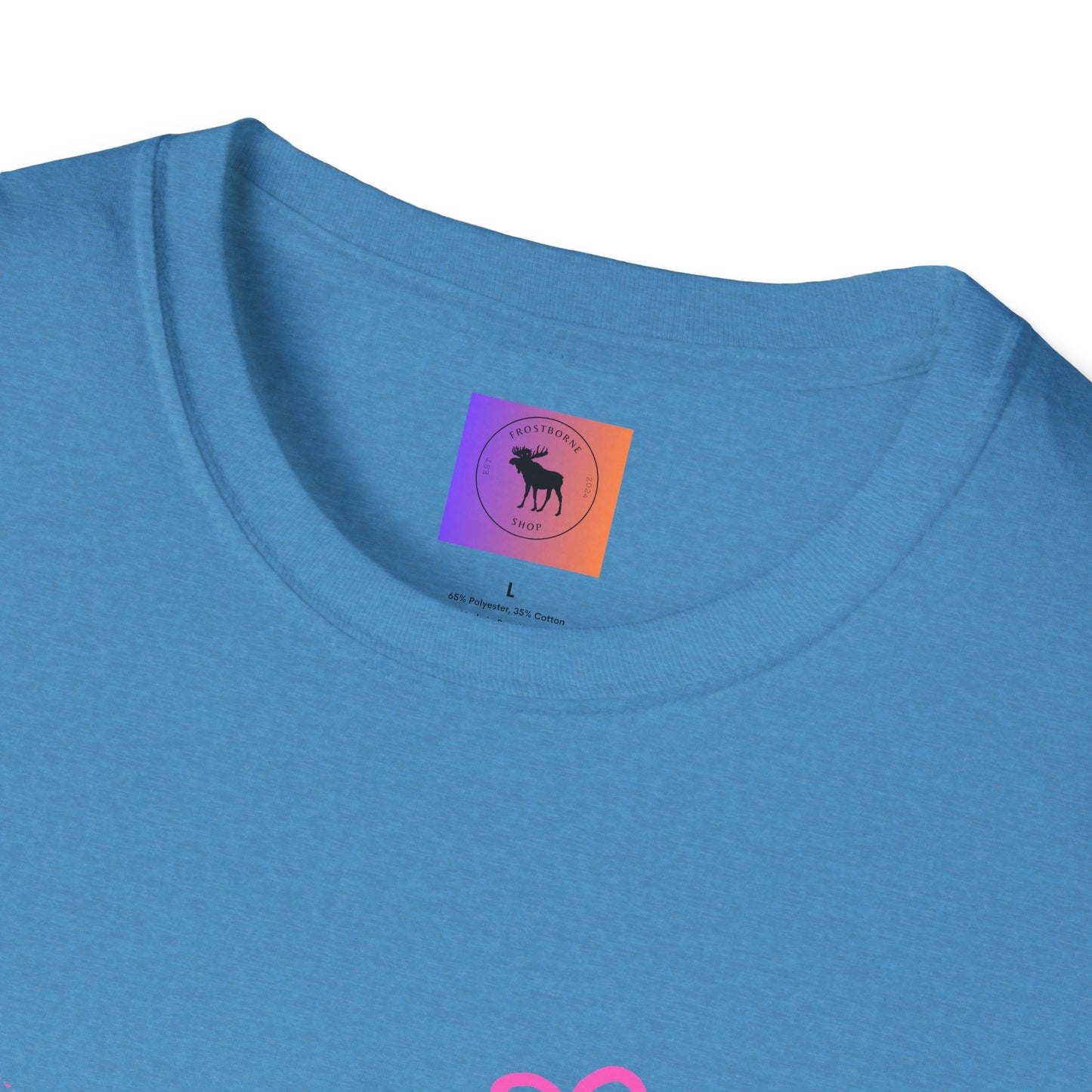 Heart Sketch T-Shirt — Pink Watercolor Hearts Valentine Tee